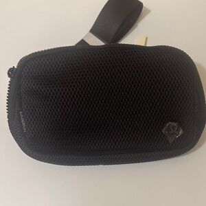Lululemon Black Knit Mesh Belt Bag